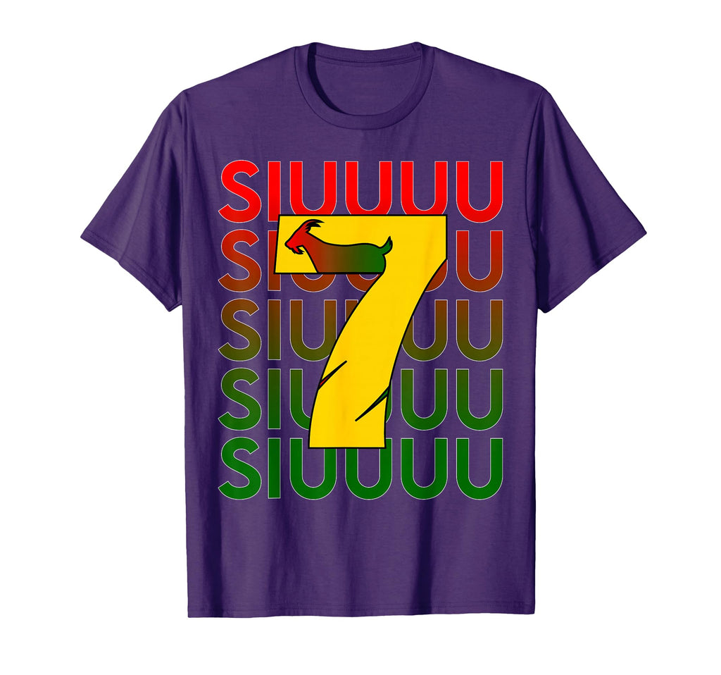 Siuuuu Goat Soccer Soccer Player T-Shirt - Casual Everyday Wear for Adults - T-Shirt, Sweatshirt, Hoodie