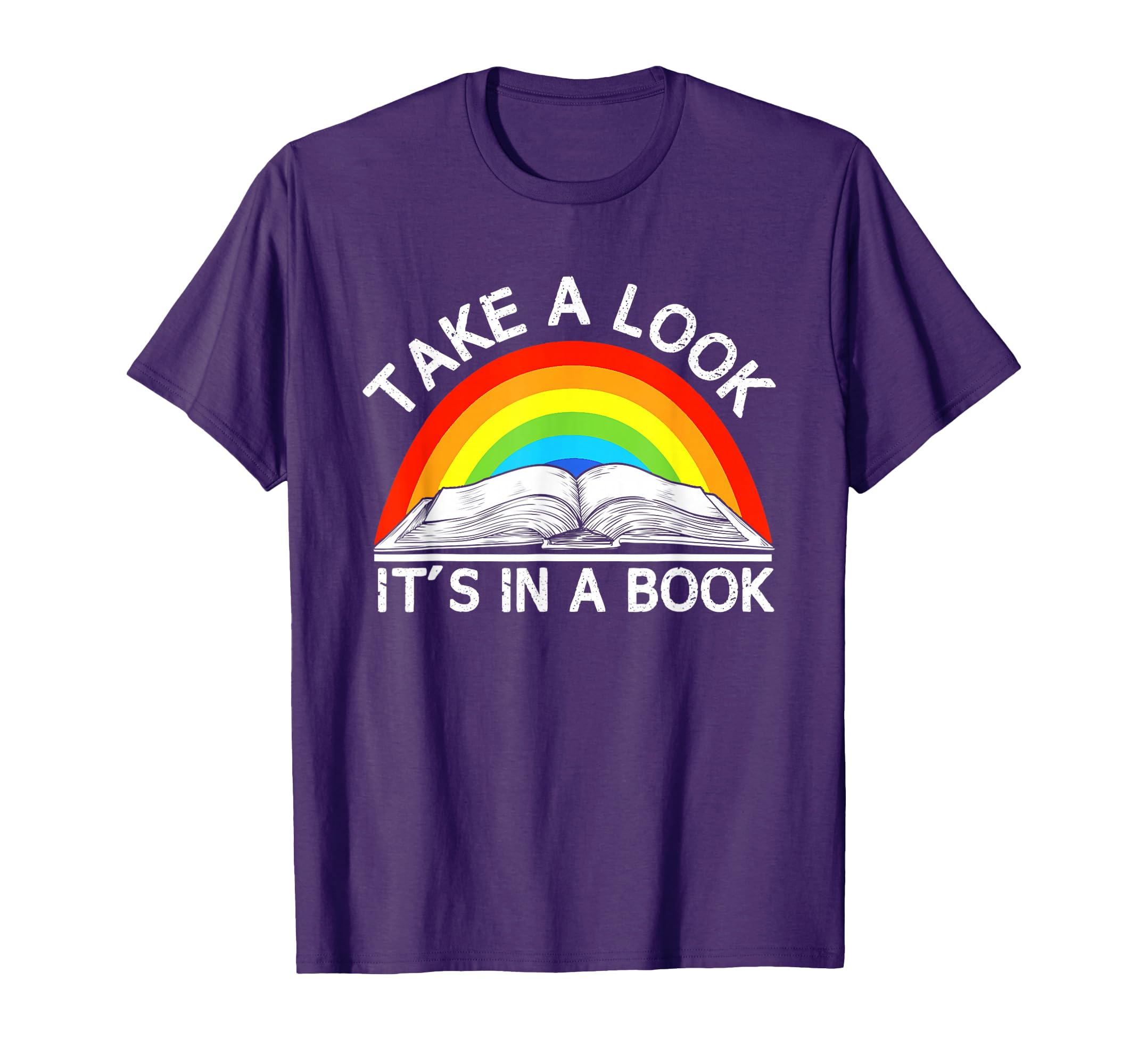 Take Its Book Reading Rainbow T-Shirt - Casual Everyday Wear for Adults - T-Shirt, Sweatshirt, Hoodie