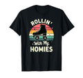 Roller Skating Rollin My Homies T-Shirt - Casual Everyday Wear for Adults - T-Shirt, Sweatshirt, Hoodie