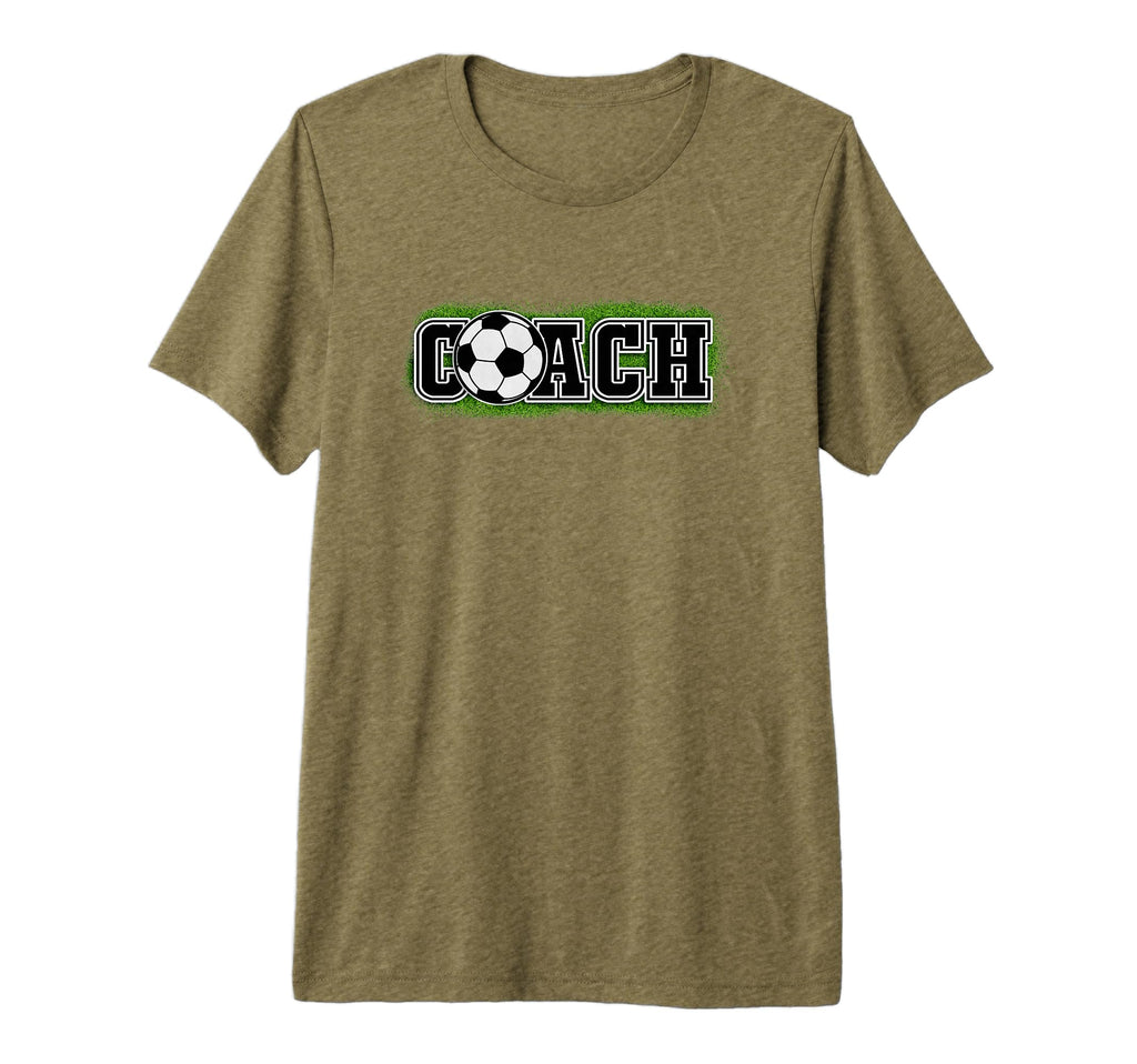 That Says Word Coach Soccer Ball Sports T-Shirt - Minimalist Print Unisex - T-Shirt, Sweatshirt, Hoodie