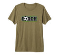 That Says Word Coach Soccer Ball Sports T-Shirt - Minimalist Print Unisex - T-Shirt, Sweatshirt, Hoodie