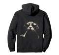Cat Smoking Pipe Sunglasses Grunge Hoodie - Minimalist Print Men Women - T-Shirt, Sweatshirt, Hoodie