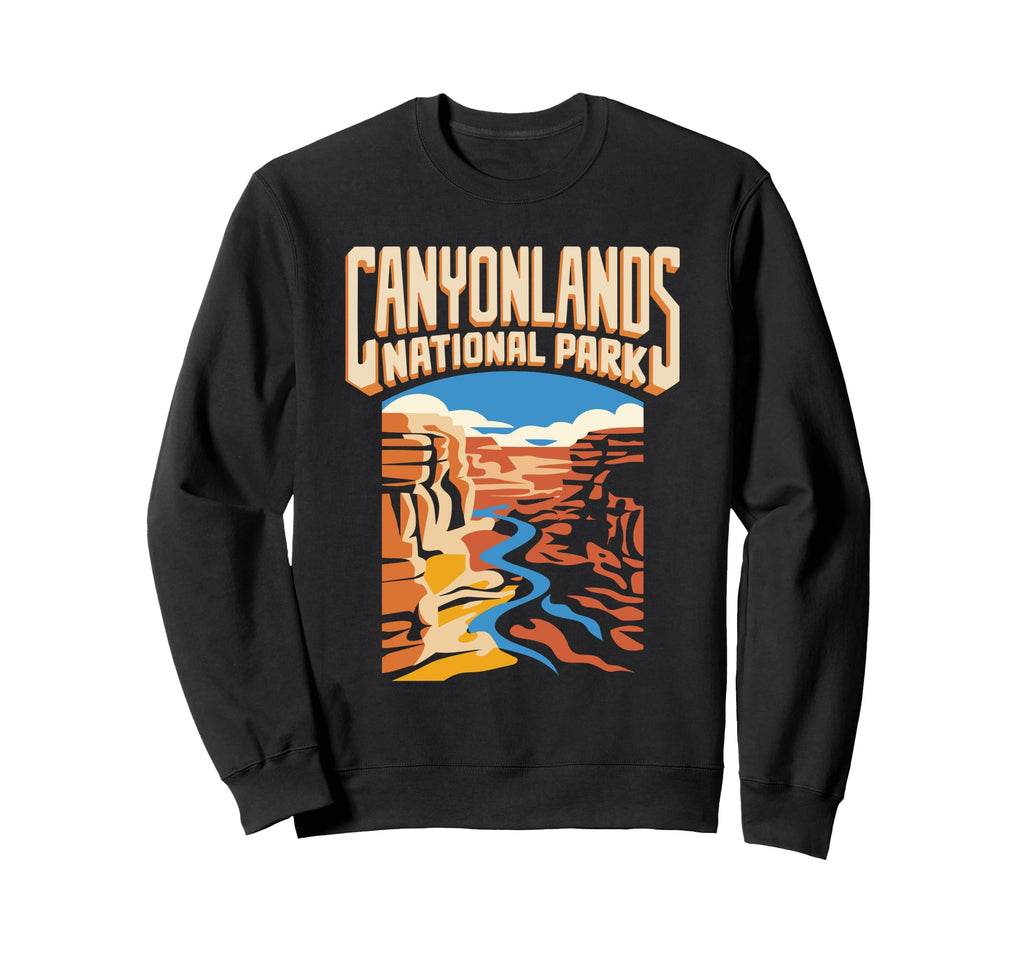 Canyonlands National Park Line Art Sweatshirt - Graphic Print Unisex - T-Shirt, Sweatshirt, Hoodie