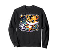 Soccer Player Tiger Cub Kicking Sweatshirt - Novelty Apparel for Adults - T-Shirt, Sweatshirt, Hoodie