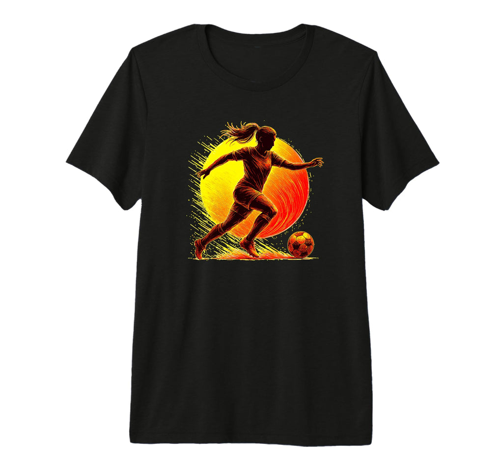 Soccer Focused Game Speed And Skill Tri T-Shirt - Custom Art Print Unisex - T-Shirt, Sweatshirt, Hoodie