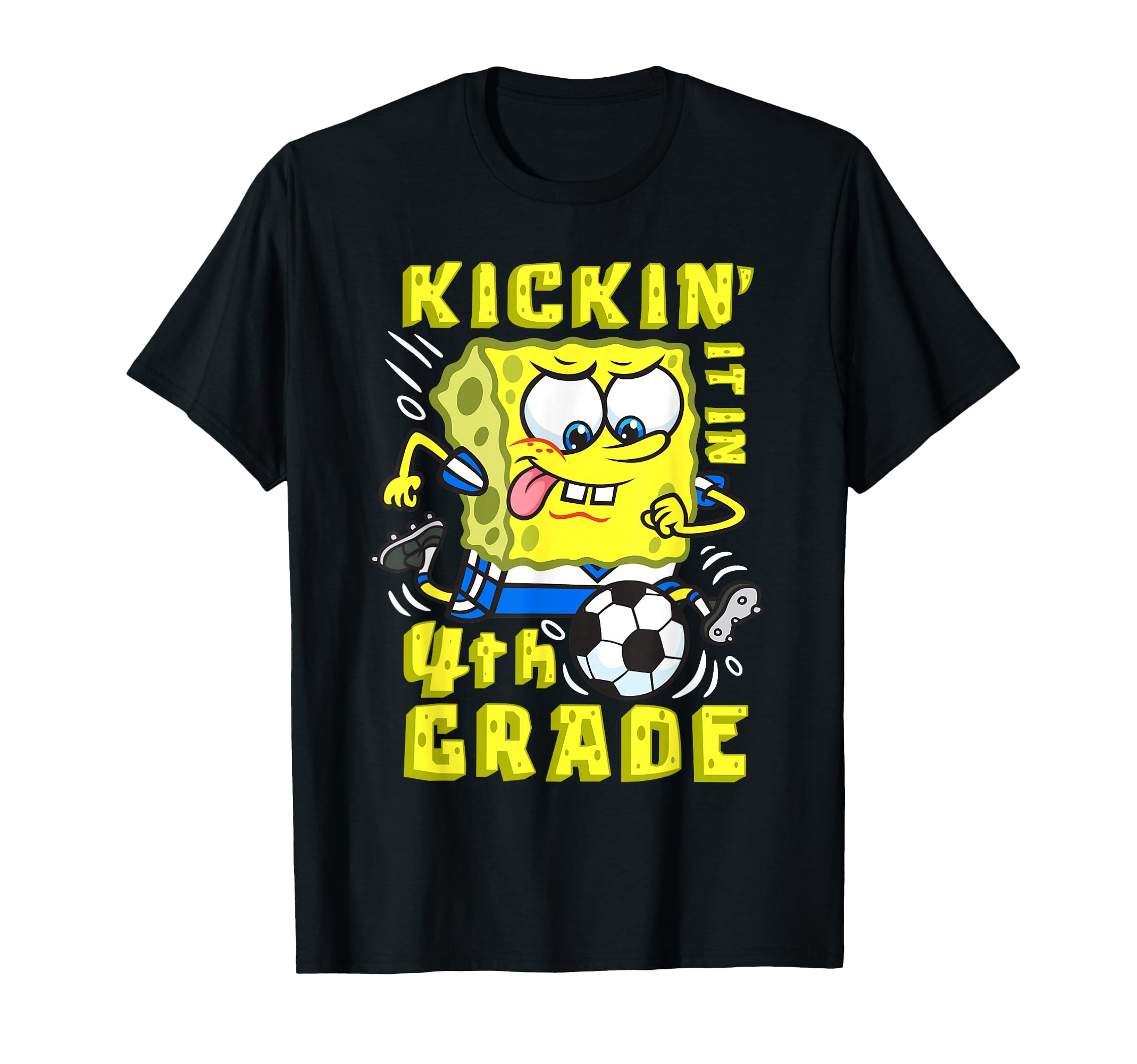Spongebob Kickin It 4Th Grade School T-Shirt - Unique Graphic for Adults - T-Shirt, Sweatshirt, Hoodie