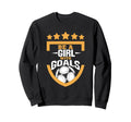 Be Goals Soccer Football Player Sweatshirt - Novelty Apparel Men Women - T-Shirt, Sweatshirt, Hoodie