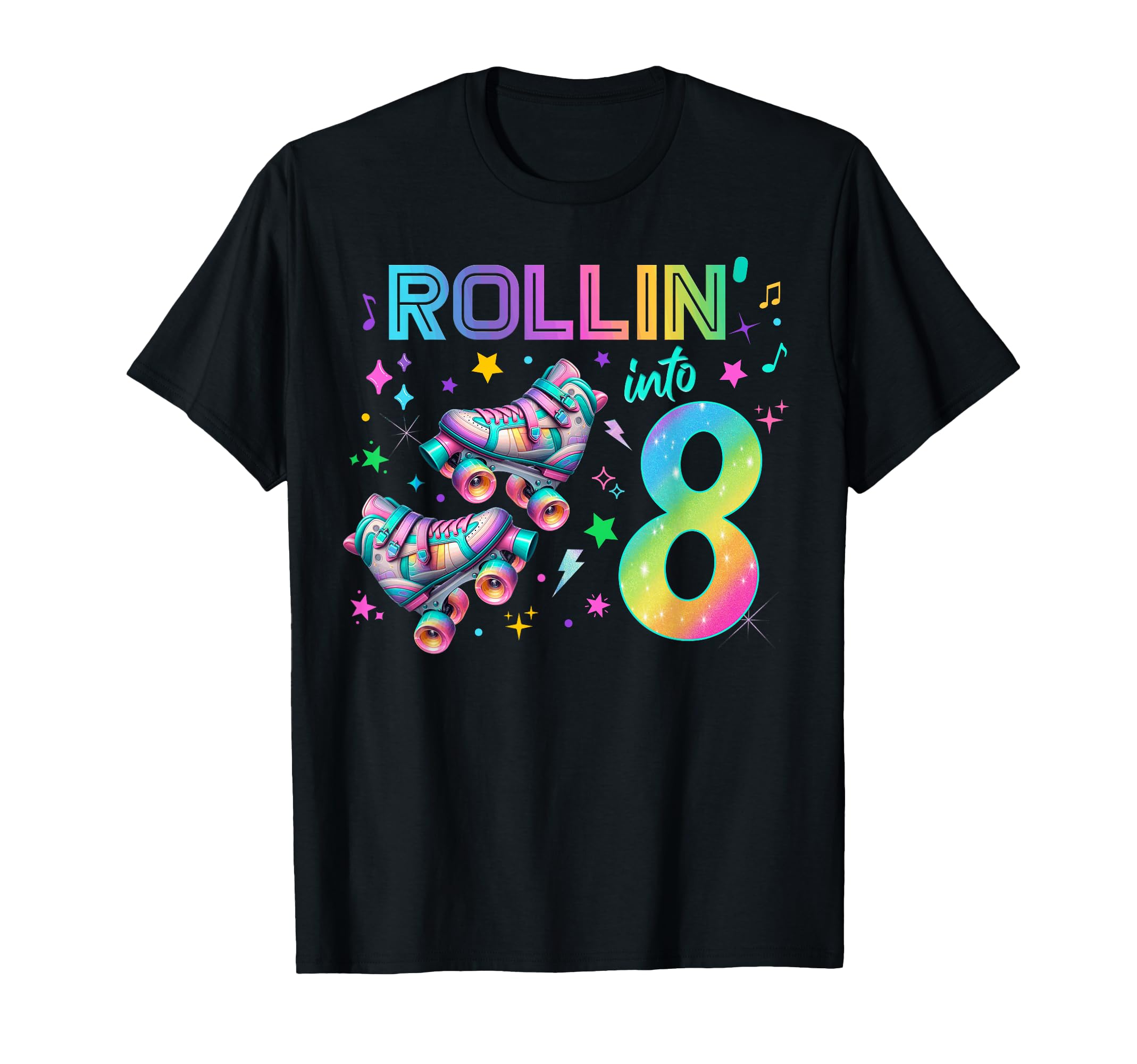 Roller Skates Birthday Outfit T-Shirt - Novelty Apparel Unisex - T-Shirt, Sweatshirt, Hoodie
