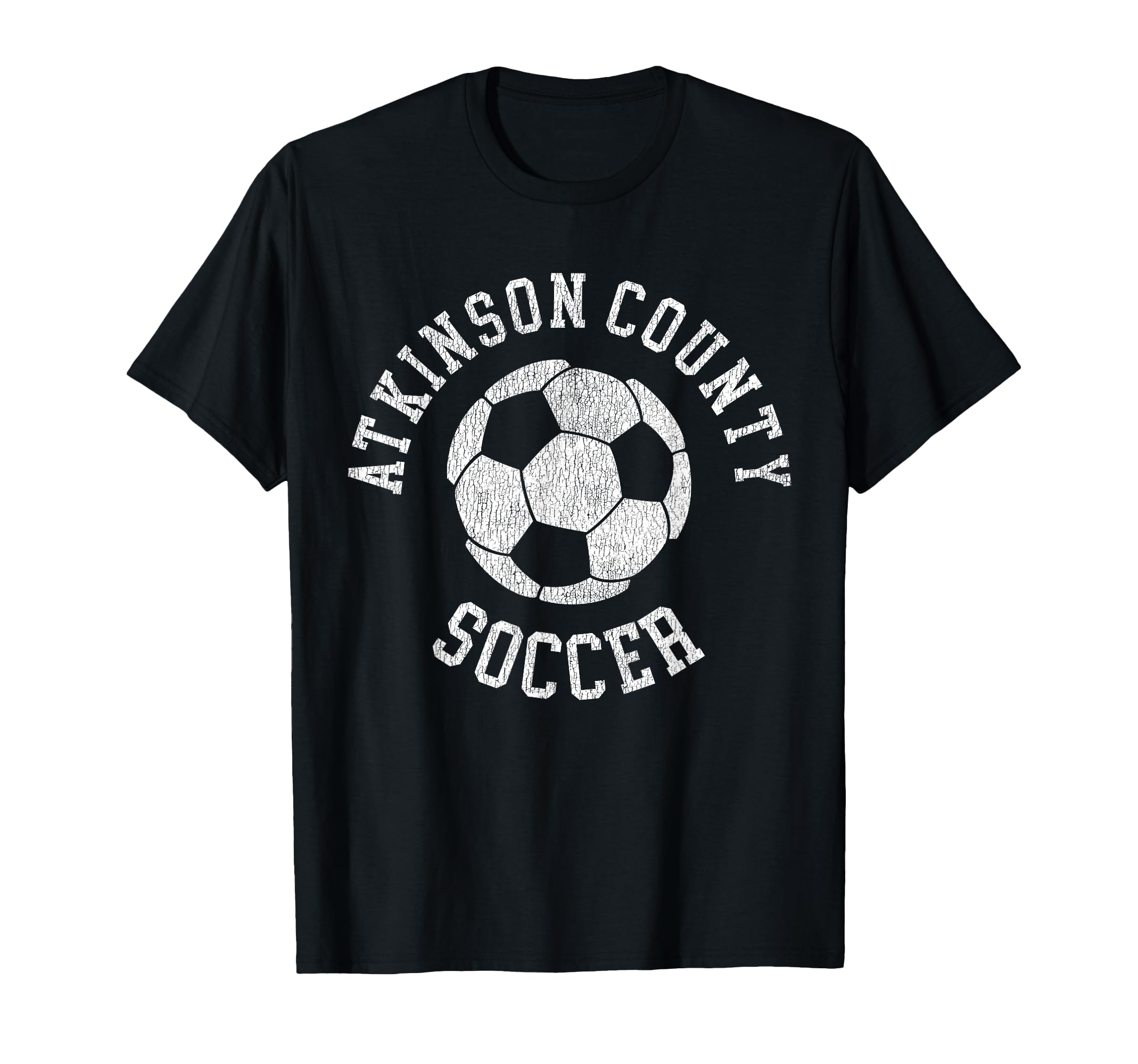 Atkinson County Soccer Distressed 90S T-Shirt - Minimalist Print Men Women - T-Shirt, Sweatshirt, Hoodie