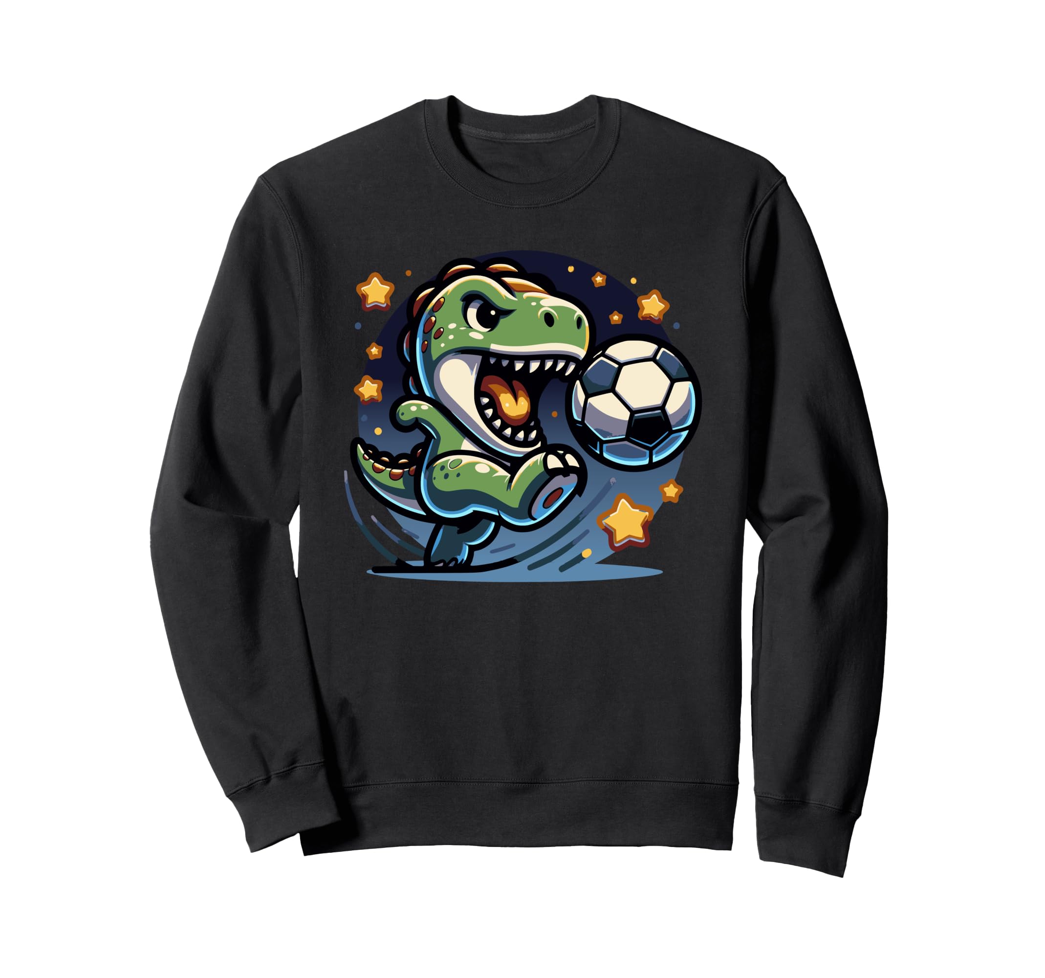 T Rex Dinosaur Soccer Player Sweatshirt - Minimalist Print Men Women - T-Shirt, Sweatshirt, Hoodie
