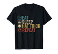 Eat Sleep Hat Trick Repeat Soccer T-Shirt - Aesthetic Graphic Unisex - T-Shirt, Sweatshirt, Hoodie