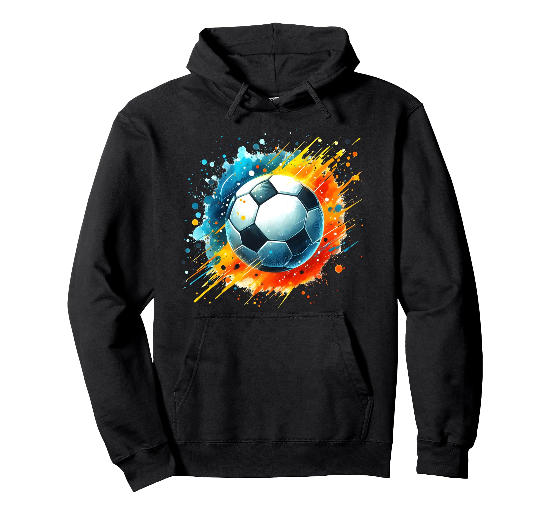 Soccer Art Soccer Player Hoodie - Aesthetic Graphic Unisex - T-Shirt, Sweatshirt, Hoodie