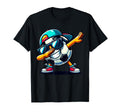Dabbing Soccer Ball Player T-Shirt - Aesthetic Graphic Unisex - T-Shirt, Sweatshirt, Hoodie