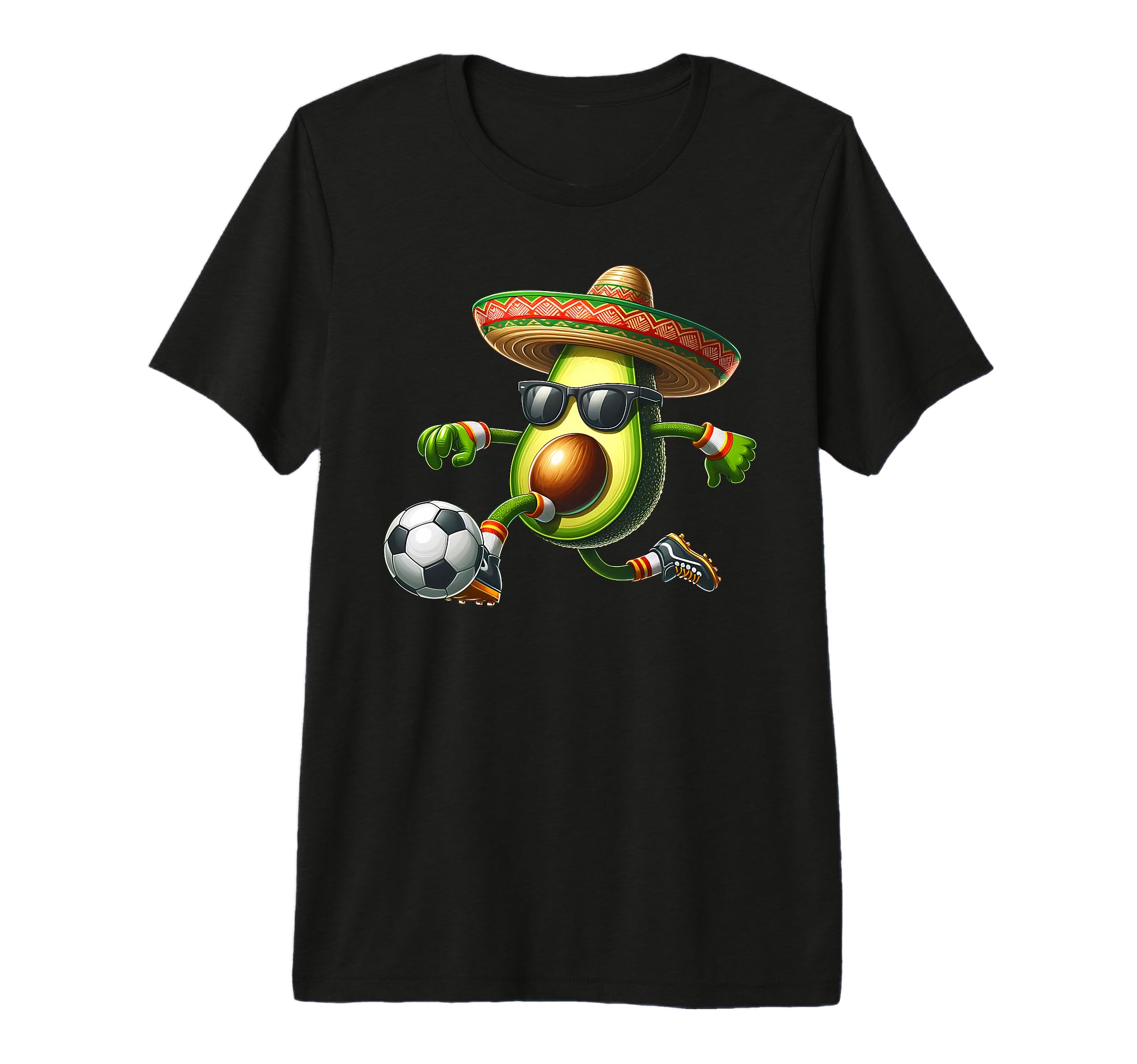 Soccer Lovers Cinco De Mayo Sombrero T-Shirt - Casual Everyday Wear Unisex - T-Shirt, Sweatshirt, Hoodie