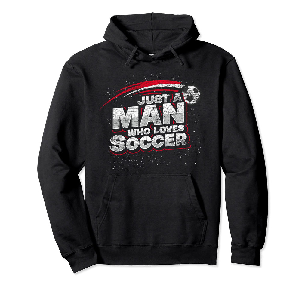Just Who Loves Soccer Player Soccer Hoodie - Minimalist Print for Adults - T-Shirt, Sweatshirt, Hoodie