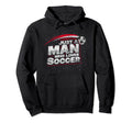 Just Who Loves Soccer Player Soccer Hoodie - Minimalist Print for Adults - T-Shirt, Sweatshirt, Hoodie