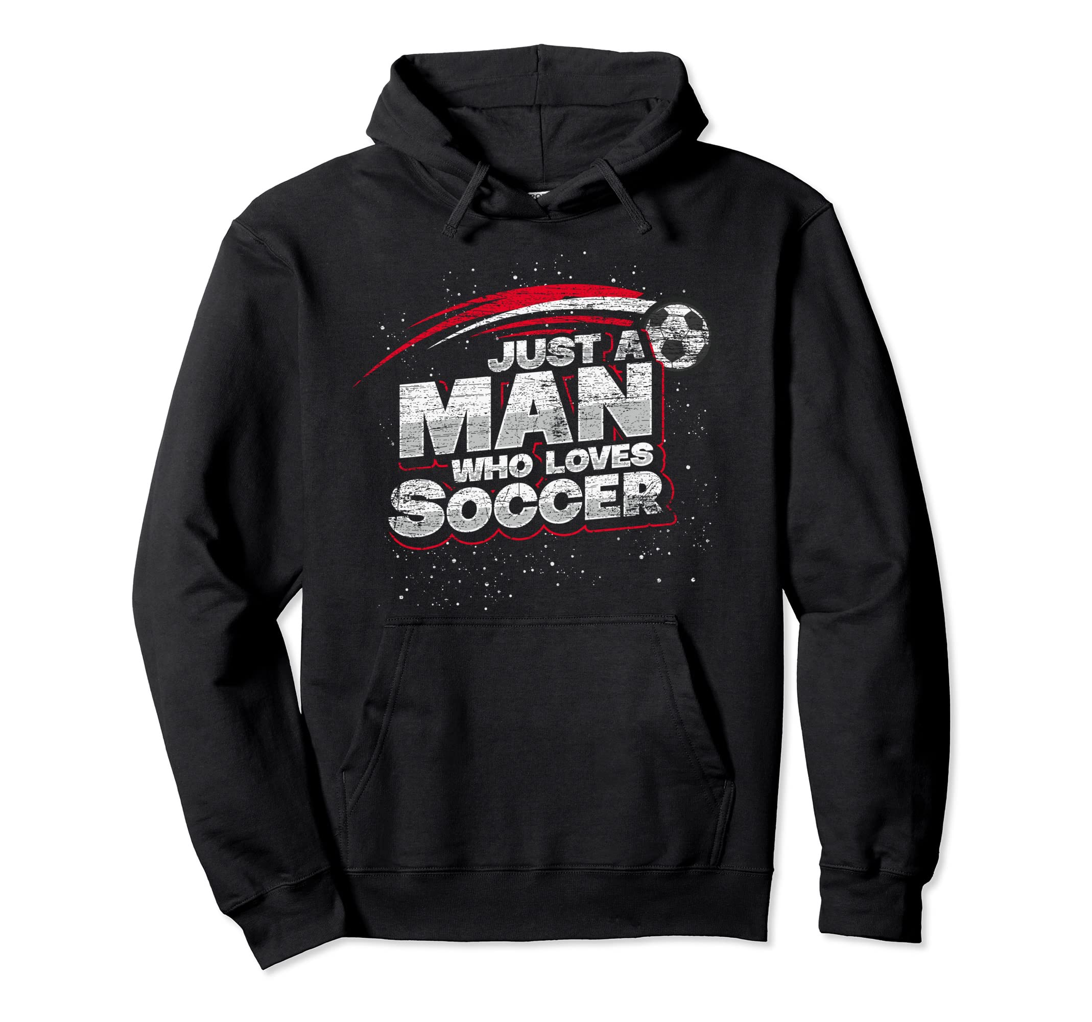 Just Who Loves Soccer Player Soccer Hoodie - Minimalist Print for Adults - T-Shirt, Sweatshirt, Hoodie