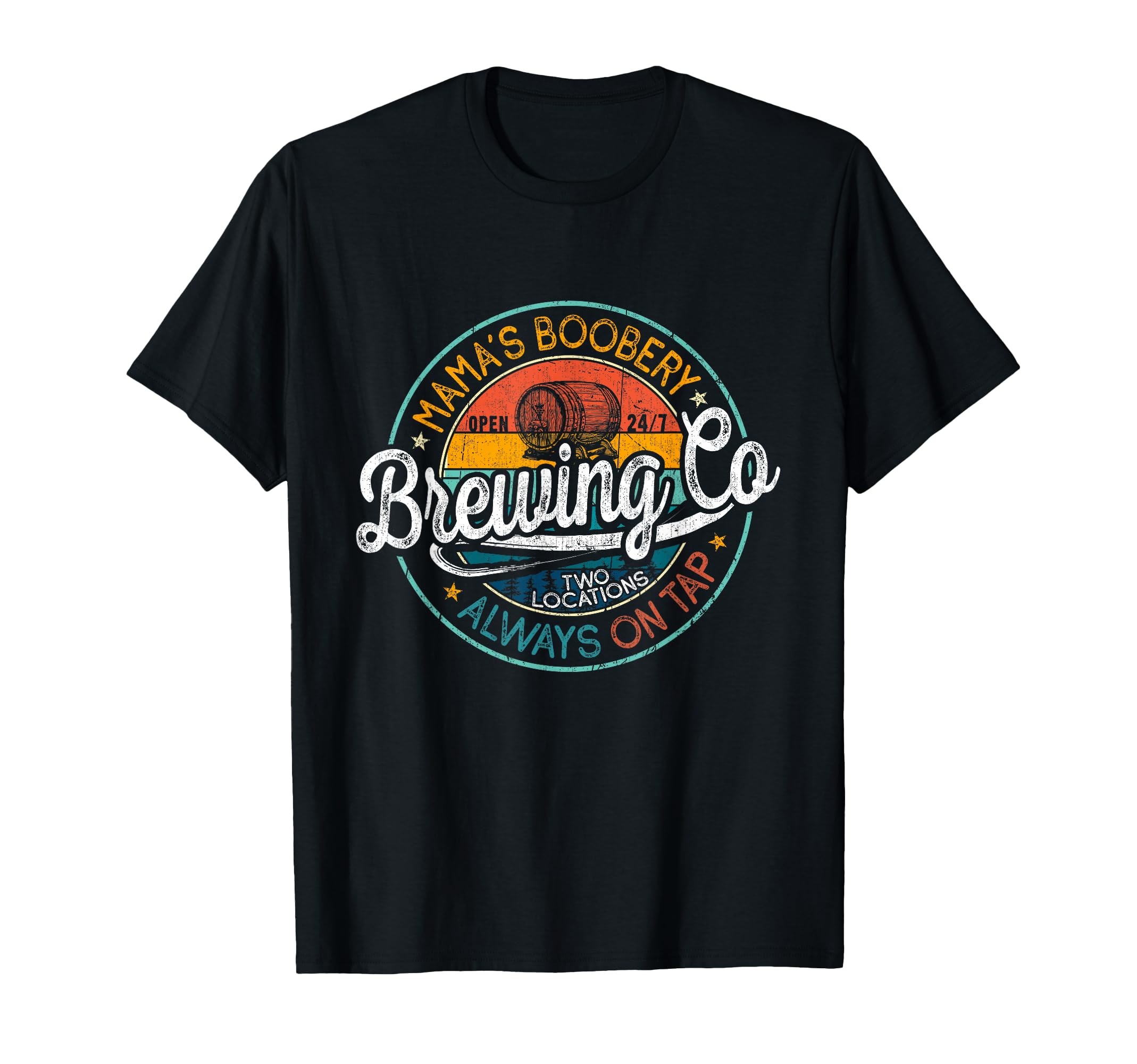 Mama Boobery Breastfeeding Brewery New T-Shirt - Unique Graphic for Adults - T-Shirt, Sweatshirt, Hoodie