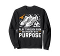 Soccer Player Soccer Dad Kick Sport Sweatshirt - Minimalist Print Unisex - T-Shirt, Sweatshirt, Hoodie
