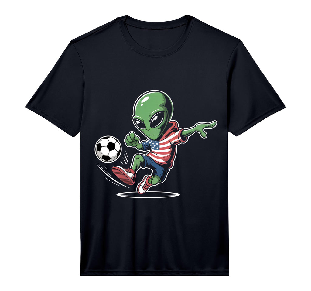 Mens Alien Usa Soccer Football T-Shirt - Casual Everyday Wear Unisex - T-Shirt, Sweatshirt, Hoodie