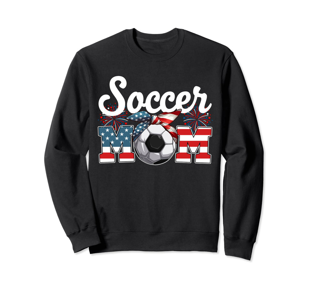 Soccer Mom 4Th July Costume Sweatshirt - Aesthetic Graphic Men Women - T-Shirt, Sweatshirt, Hoodie