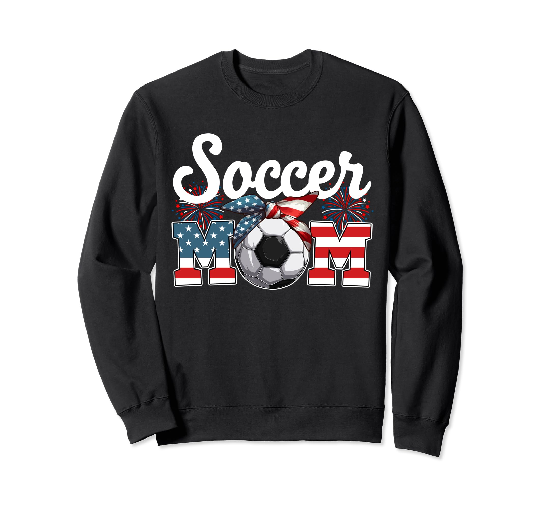 Soccer Mom 4Th July Costume Sweatshirt - Aesthetic Graphic Men Women - T-Shirt, Sweatshirt, Hoodie