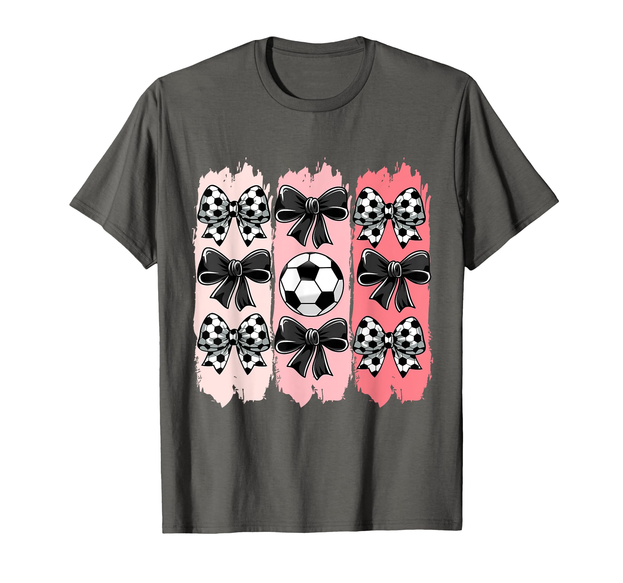 Soccer Coquette Bow Soccer Ball Soccer T-Shirt - Fun Novelty Design Unisex - T-Shirt, Sweatshirt, Hoodie