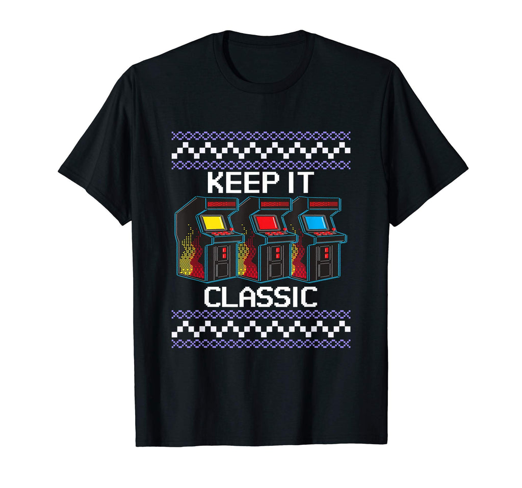 Keep It Arcade Video Game Console Gamer T-Shirt - Graphic Print Unisex - T-Shirt, Sweatshirt, Hoodie
