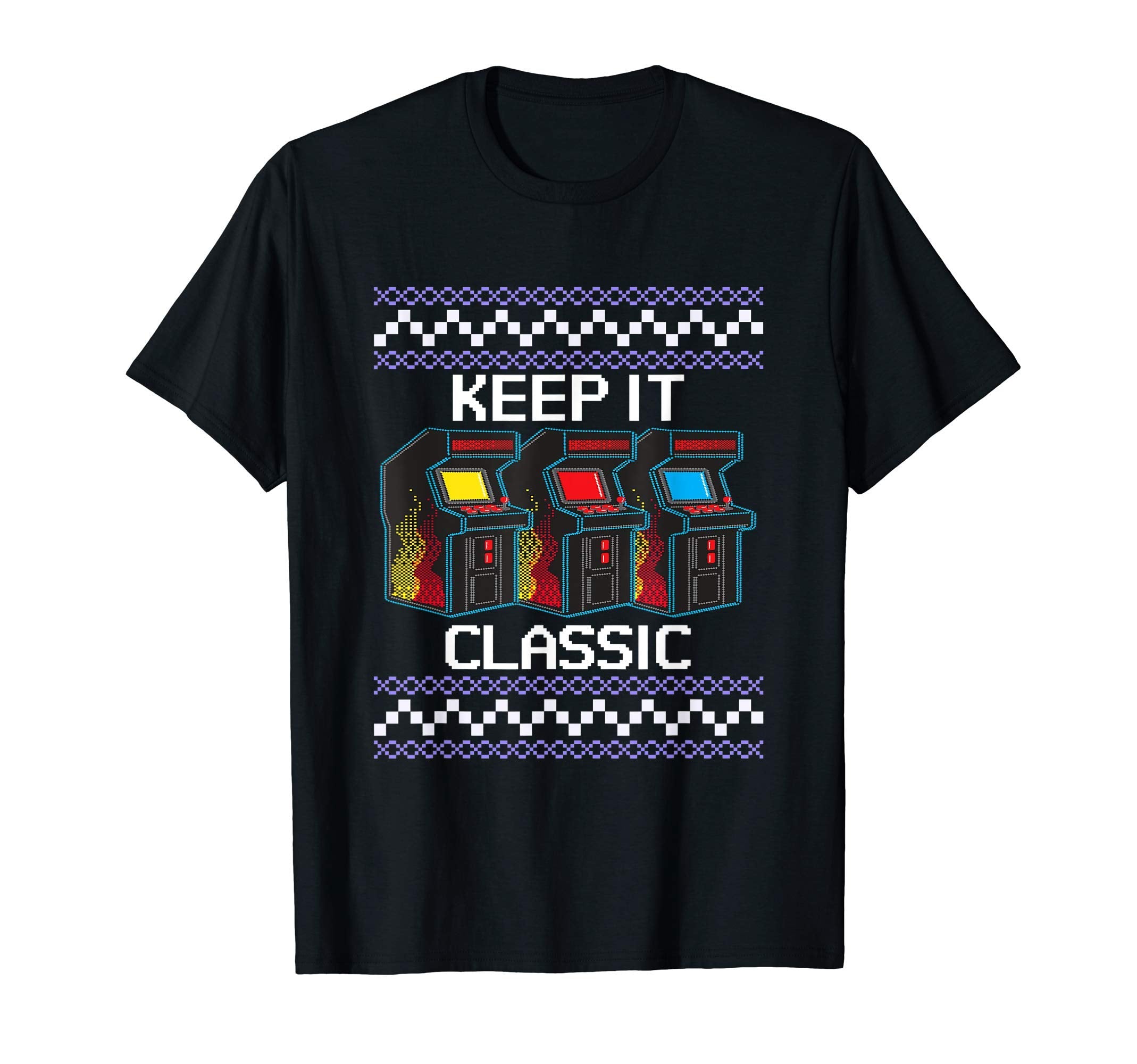 Keep It Arcade Video Game Console Gamer T-Shirt - Graphic Print Unisex - T-Shirt, Sweatshirt, Hoodie