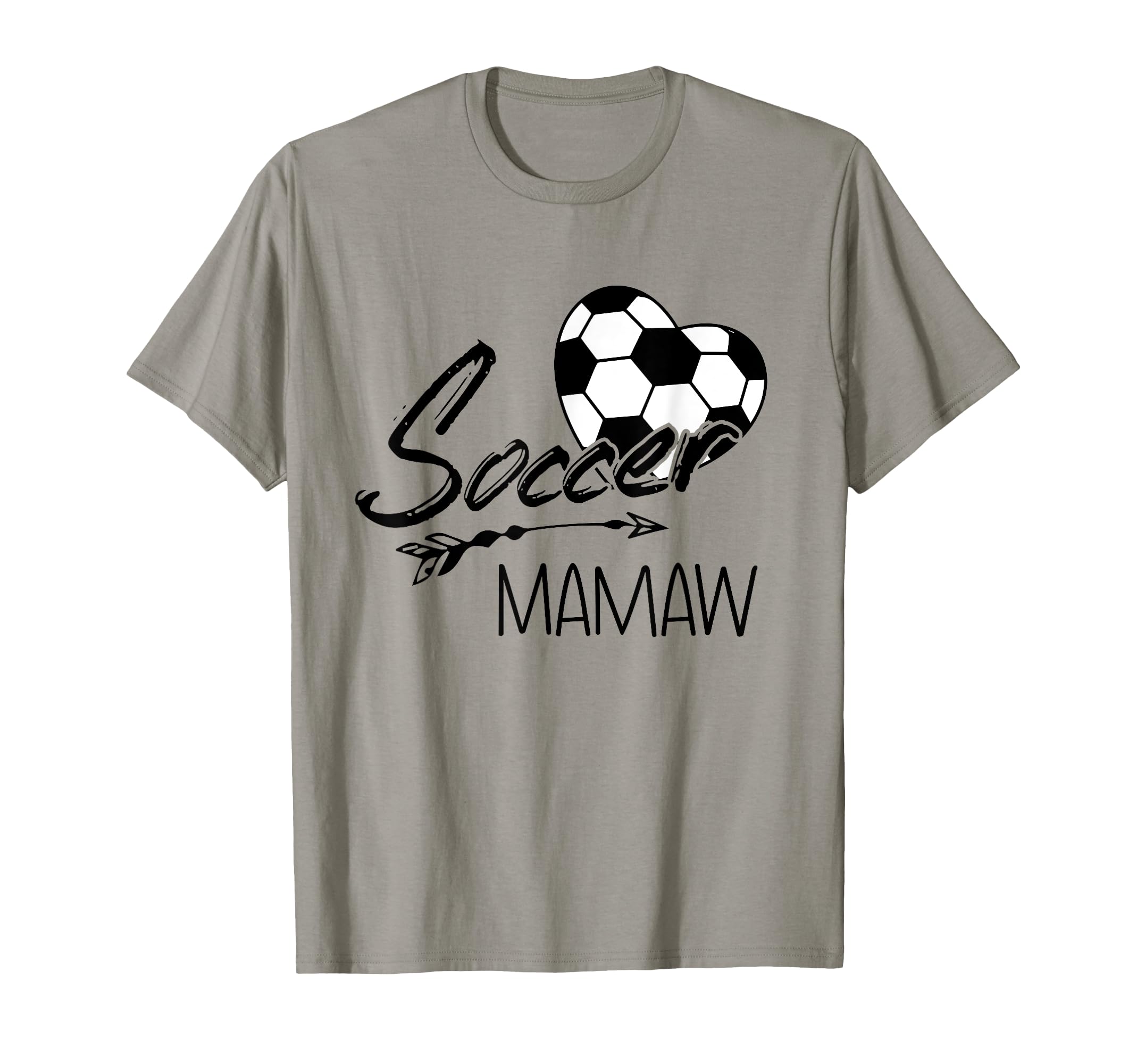 Soccer Mamaw Womens Grandma Gift T-Shirt - Unique Graphic Unisex - T-Shirt, Sweatshirt, Hoodie