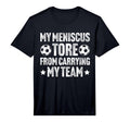 Mens Soccer Torn Meniscus Funny T-Shirt - Aesthetic Graphic Men Women - T-Shirt, Sweatshirt, Hoodie