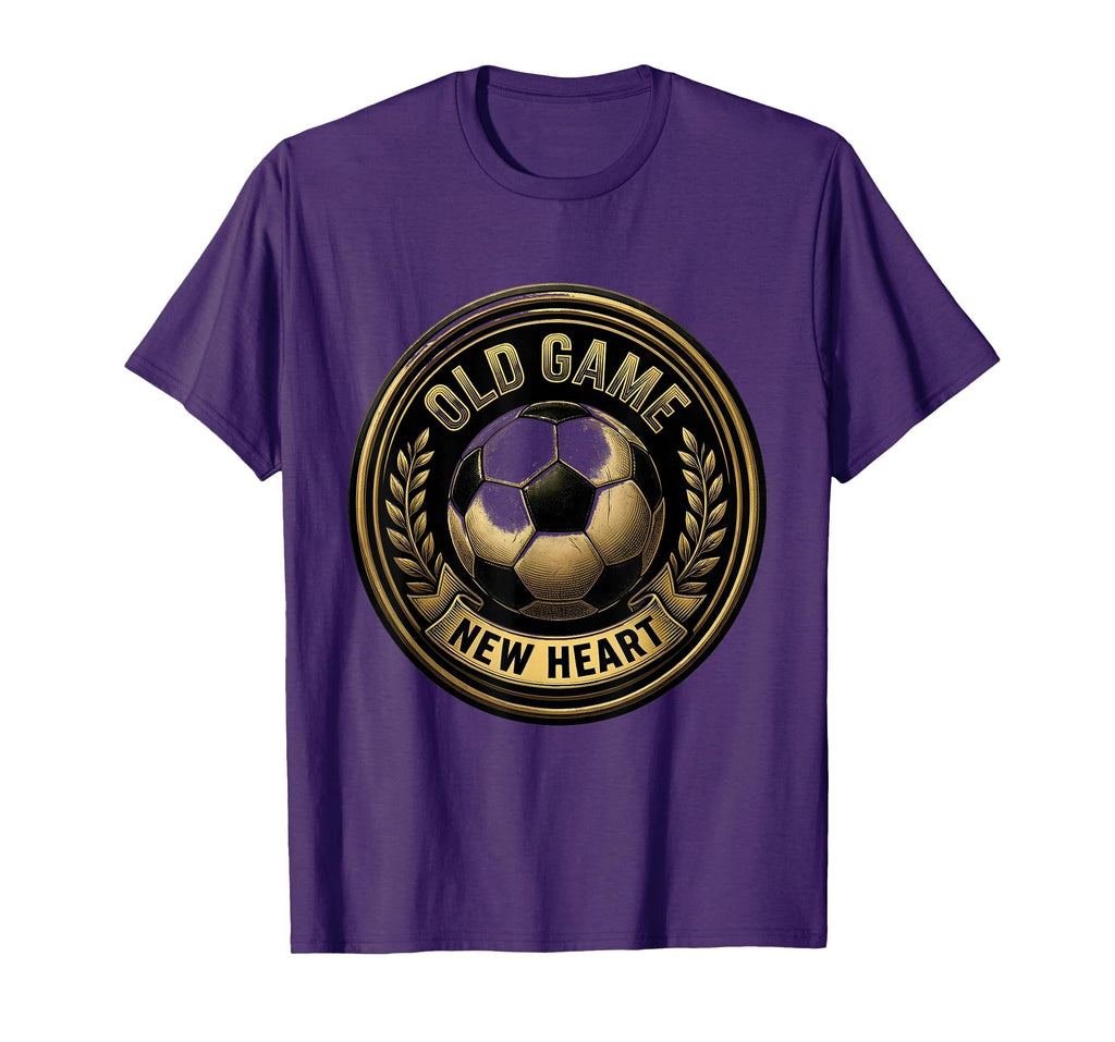 Soccer Ball Old Game New Heart T-Shirt - Trendy Graphic Men Women - T-Shirt, Sweatshirt, Hoodie