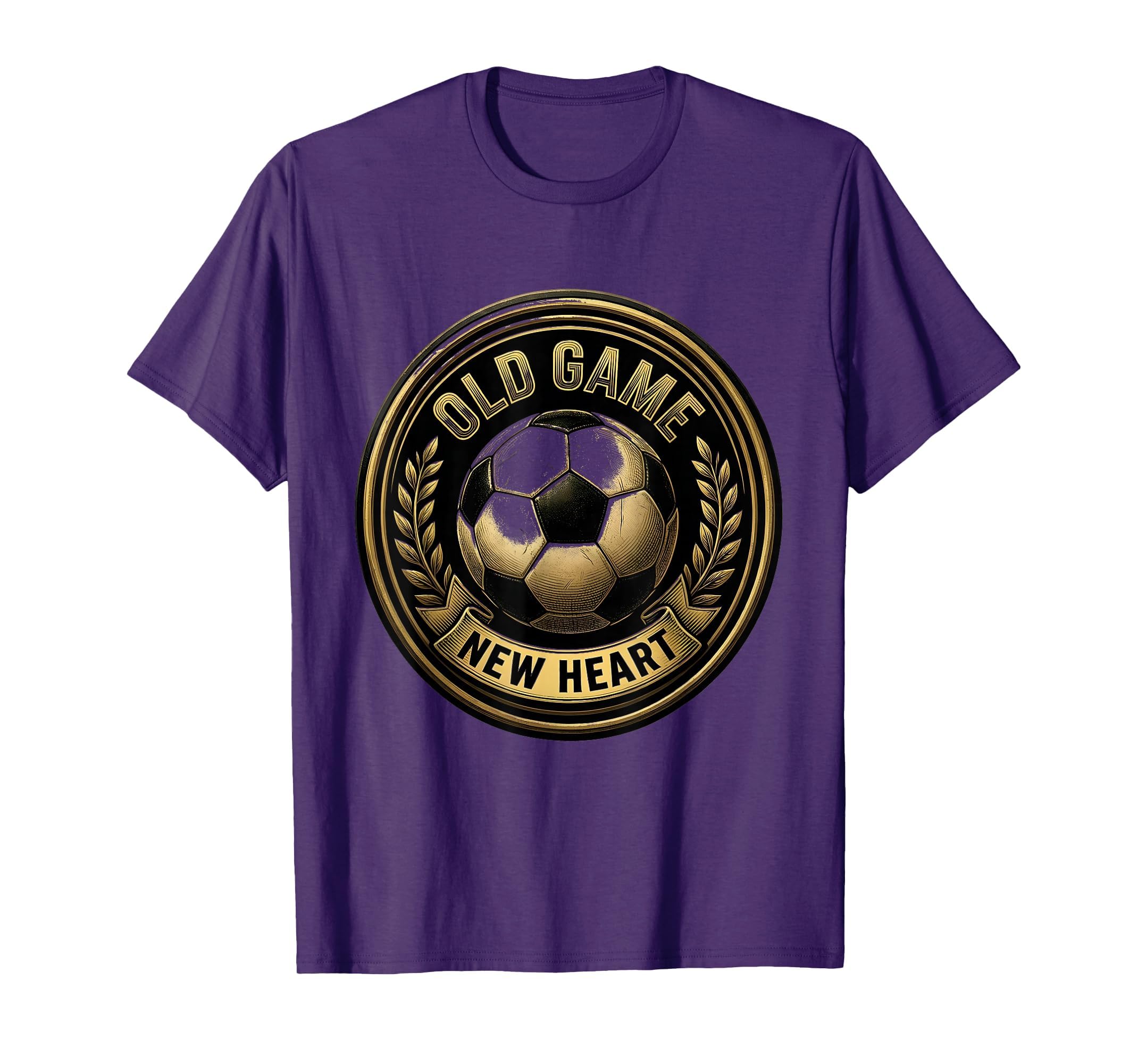 Soccer Ball Old Game New Heart T-Shirt - Trendy Graphic Men Women - T-Shirt, Sweatshirt, Hoodie