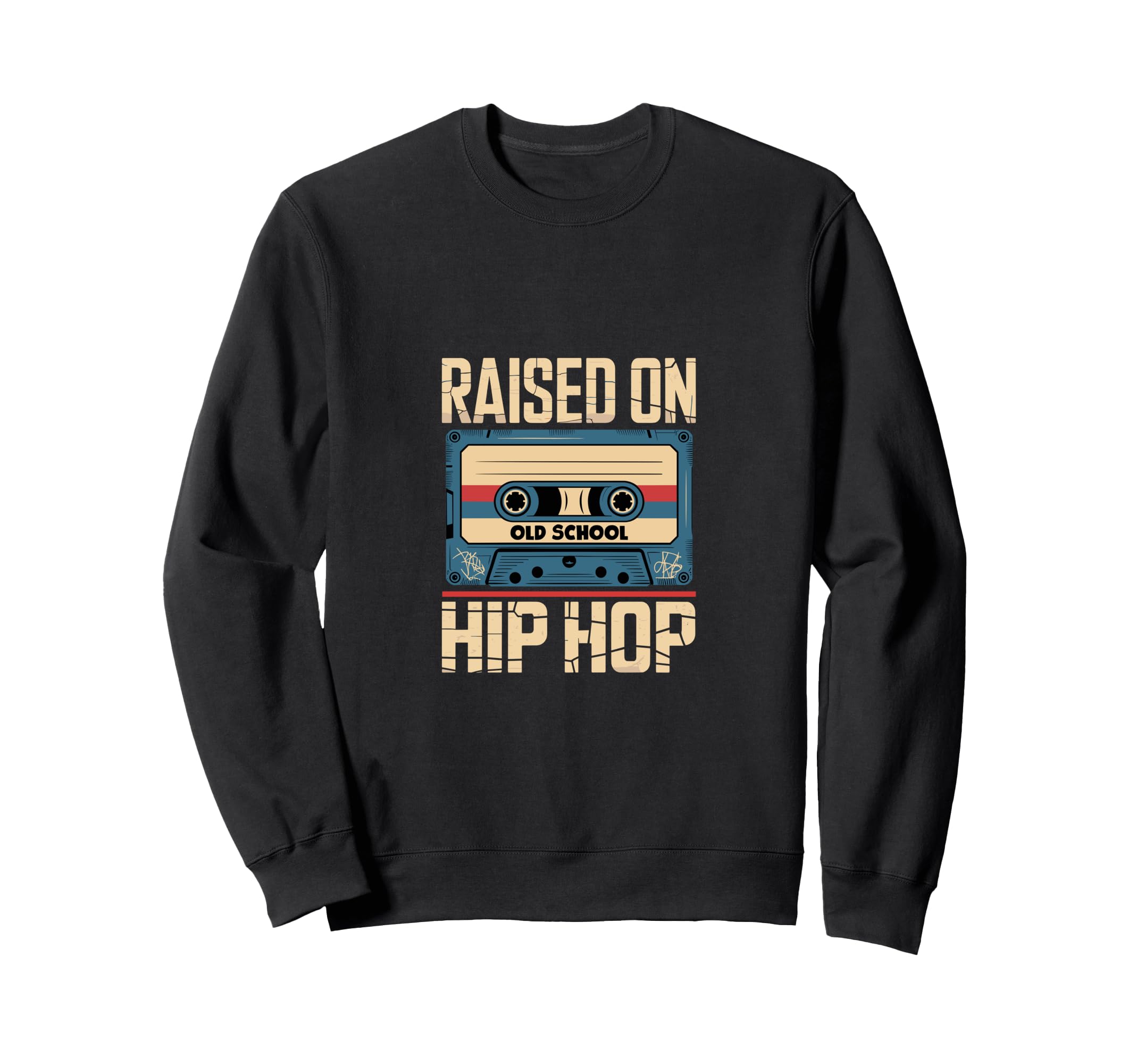 Hop Gangster Cassette Graffiti Music Sweatshirt - Unique Graphic Men Women - T-Shirt, Sweatshirt, Hoodie