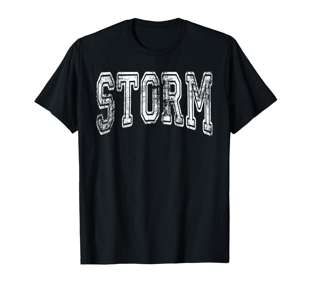 Storm Team Mascot Name Distressed T-Shirt - Aesthetic Graphic Unisex - T-Shirt, Sweatshirt, Hoodie