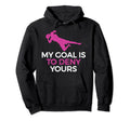 Soccer Goalie My Goal Is To Deny Yours Hoodie - Unique Graphic for Adults - T-Shirt, Sweatshirt, Hoodie