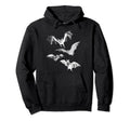 Grunge 90S Flying Bats Novelty Hoodie - Novelty Apparel Unisex - T-Shirt, Sweatshirt, Hoodie