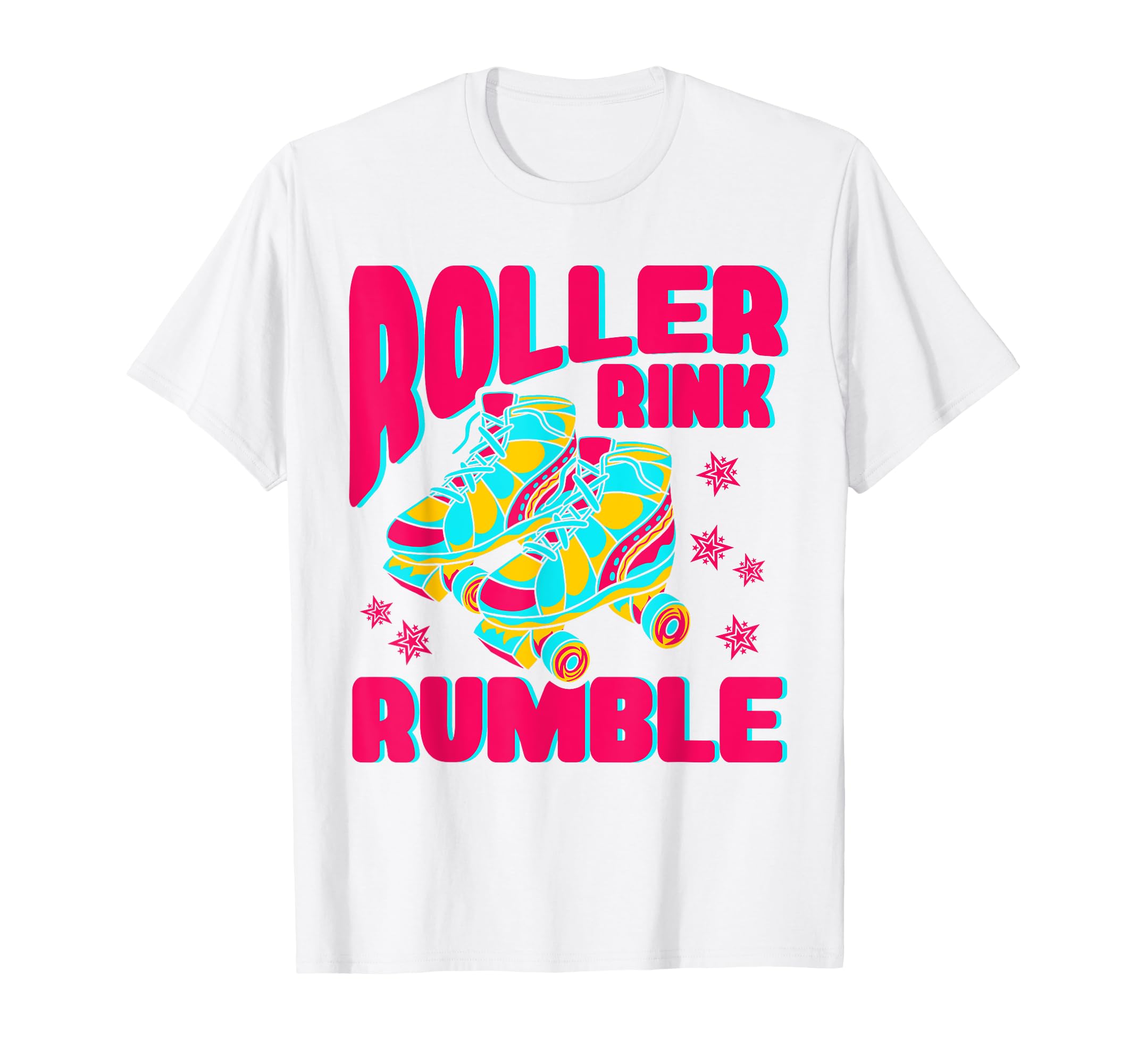 Roller Skates Roller Rink Rumble T-Shirt - Fun Novelty Design for Adults - T-Shirt, Sweatshirt, Hoodie