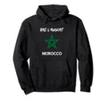 Morocco Flag Moroccan Soccer Morocco Hoodie - Graphic Print Unisex - T-Shirt, Sweatshirt, Hoodie
