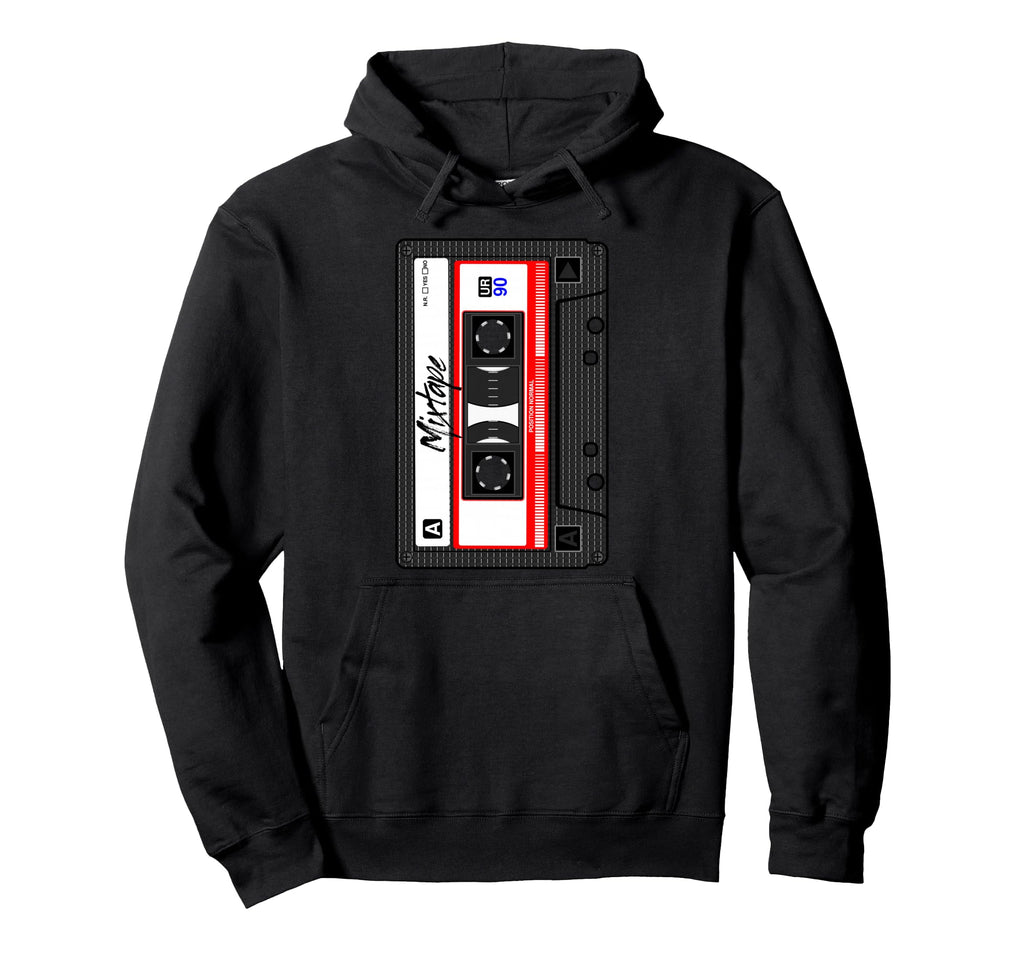 Cassette Tape Music Mix Audio 90S Party 80S Hoodie - Unique Graphic Unisex - T-Shirt, Sweatshirt, Hoodie