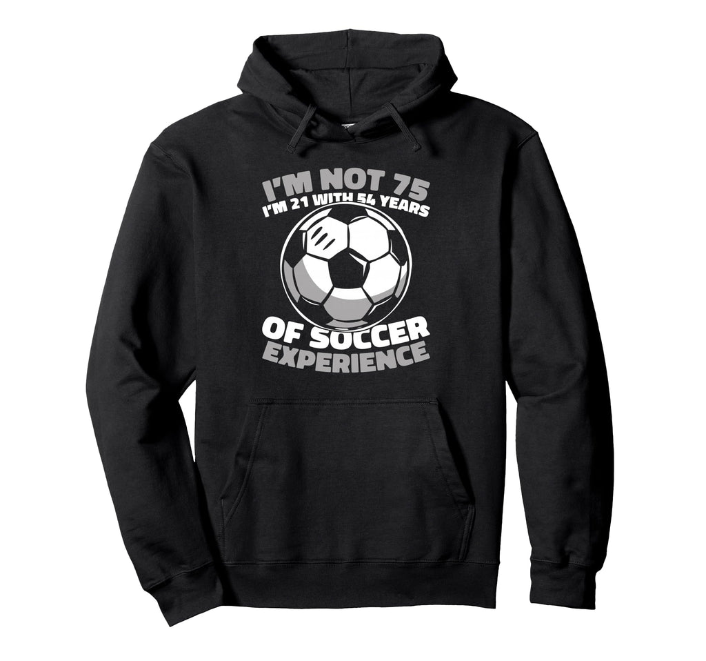 75 Years Old Sports Player Team Hoodie - Minimalist Print for Adults - T-Shirt, Sweatshirt, Hoodie