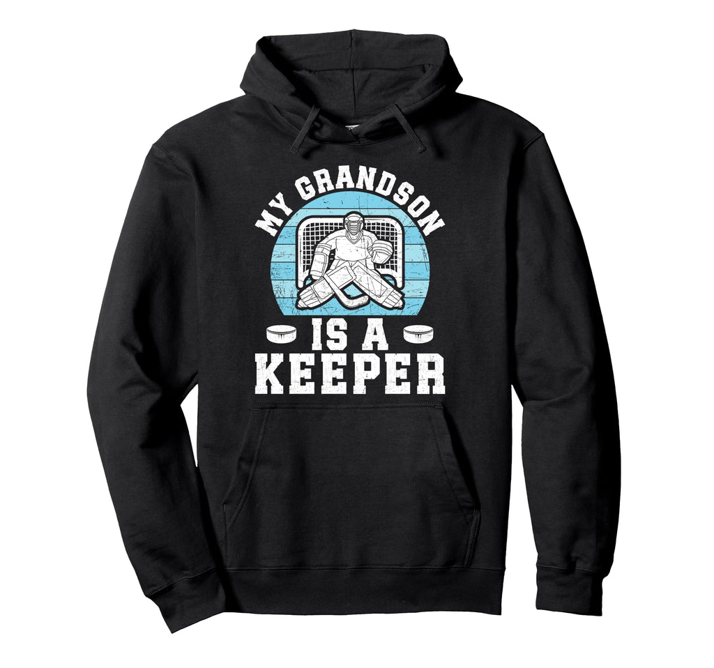 Proud Hockey Keeper Papa Ice Hockey Hoodie - Streetwear Style Men Women - T-Shirt, Sweatshirt, Hoodie