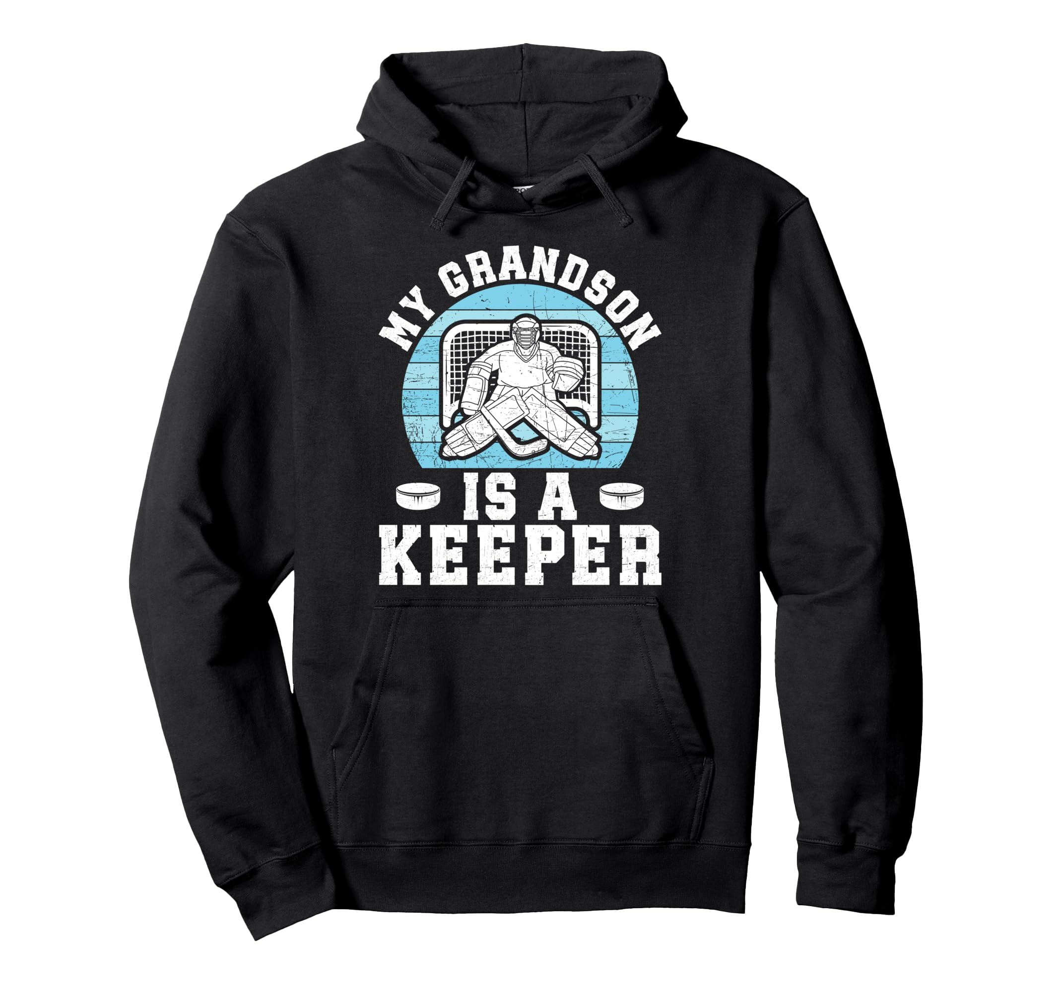 Proud Hockey Keeper Papa Ice Hockey Hoodie - Streetwear Style Men Women - T-Shirt, Sweatshirt, Hoodie