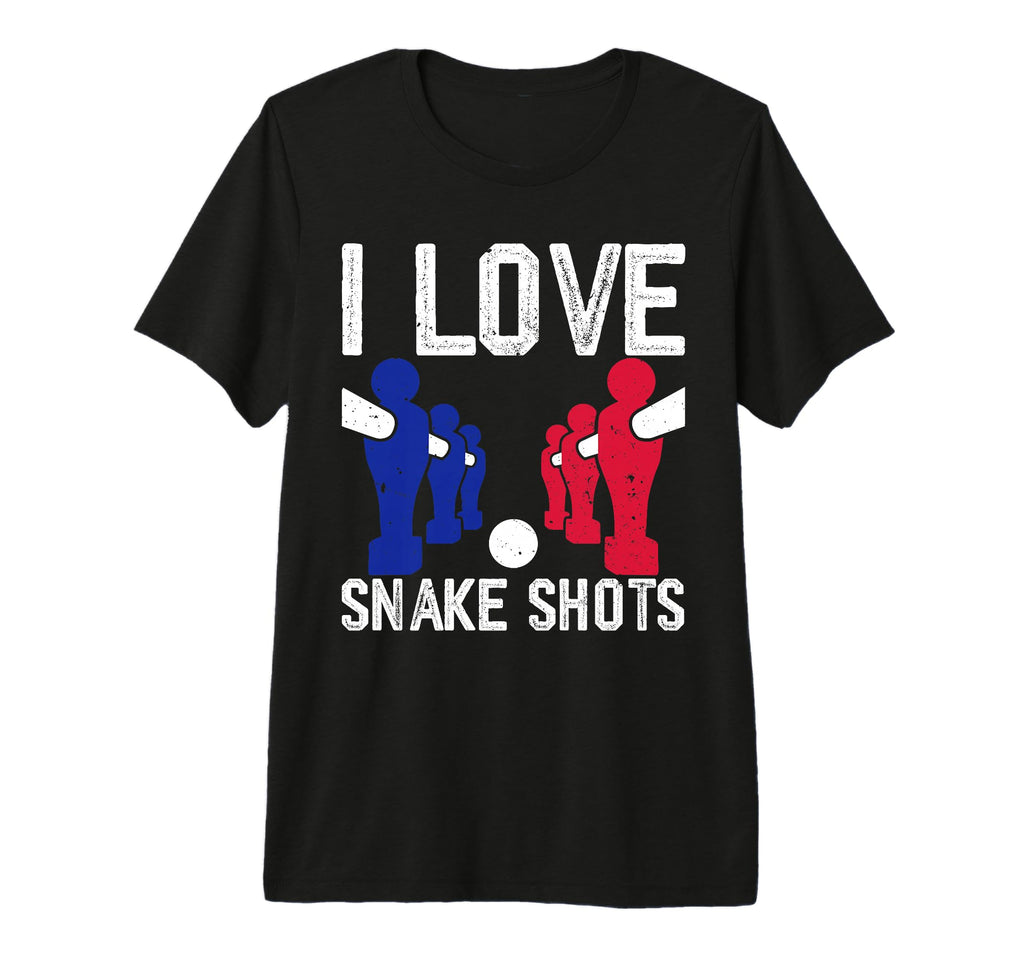 I Love Snake Shots Tri Blend T-Shirt - Trendy Graphic Unisex - T-Shirt, Sweatshirt, Hoodie
