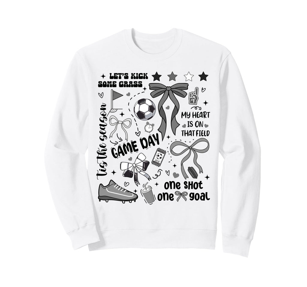 Soccer Streetwear Preppy Soccer Sweatshirt - Aesthetic Graphic Men Women - T-Shirt, Sweatshirt, Hoodie