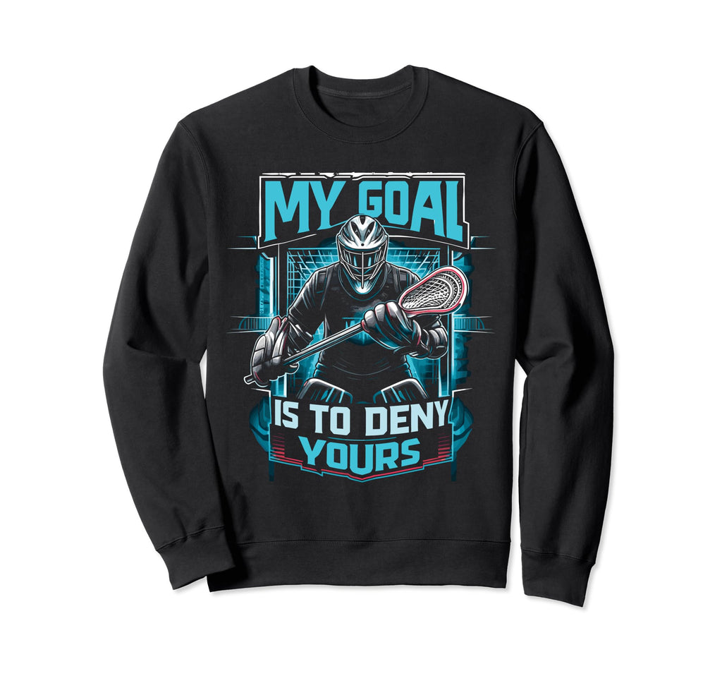 Goalkeeper Lax Goalie Lacrosse Sweatshirt - Minimalist Print Men Women - T-Shirt, Sweatshirt, Hoodie