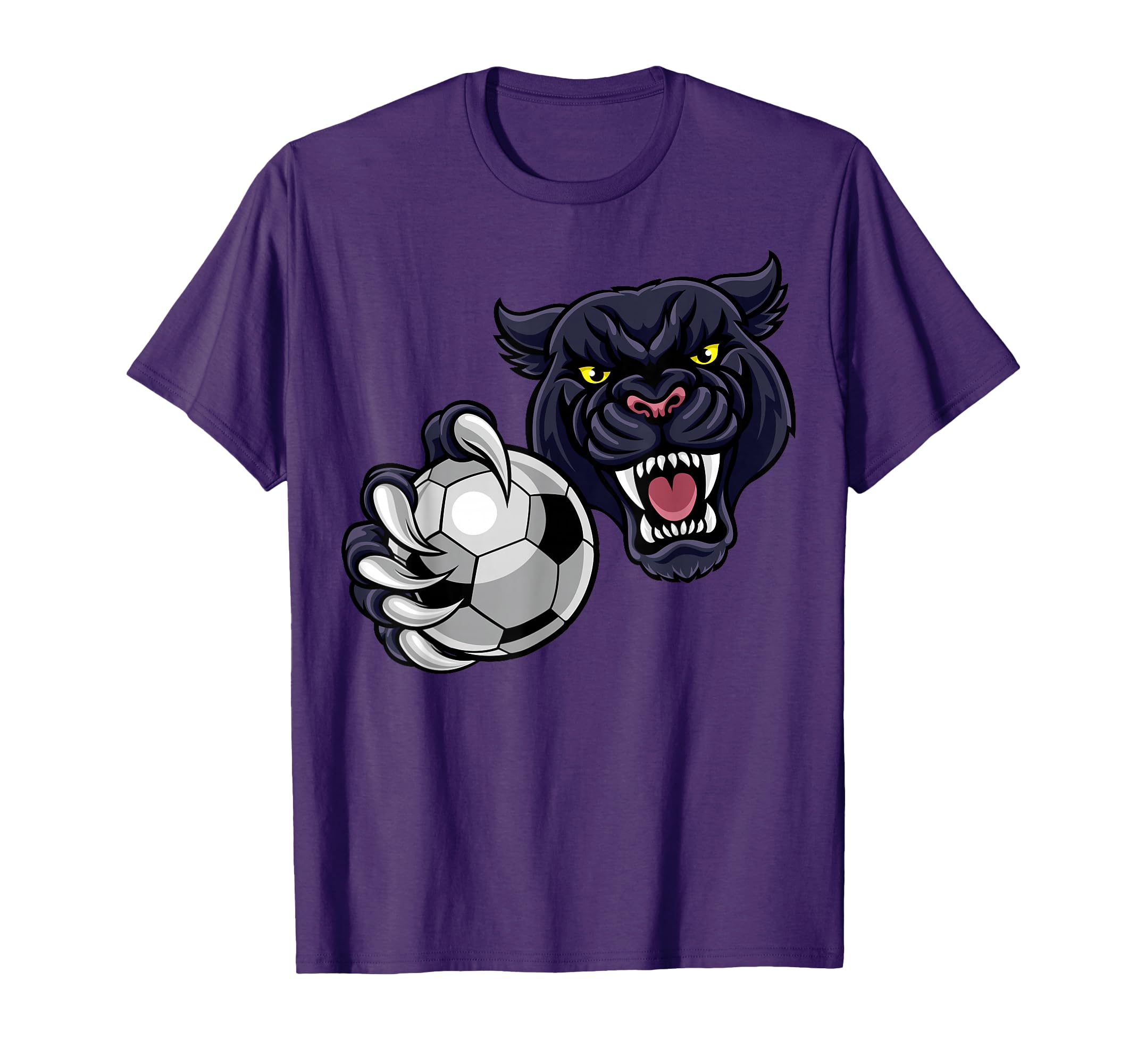 Panther Cartoon Panthers Team Mascot T-Shirt - Custom Art Print for Adults - T-Shirt, Sweatshirt, Hoodie