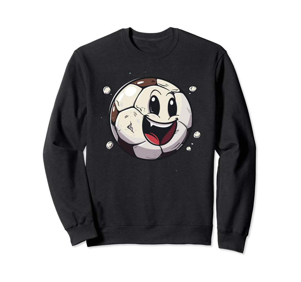 Soccer Ball Comic Outdoor Sport And Sweatshirt - Minimalist Print Unisex - T-Shirt, Sweatshirt, Hoodie