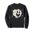 Soccer Ball Comic Outdoor Sport And Sweatshirt - Minimalist Print Unisex - T-Shirt, Sweatshirt, Hoodie