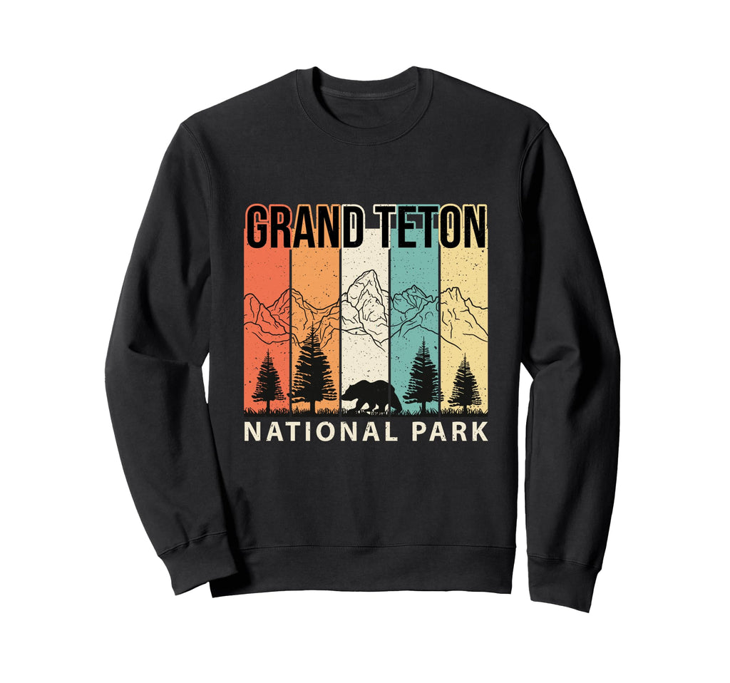 Grand Teton National Park Wyoming Sweatshirt - Trendy Graphic Unisex - T-Shirt, Sweatshirt, Hoodie